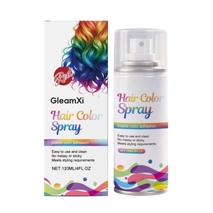 GleamXi Vente en gros de colorant capillaire <span class=keywords><strong>temporaire</strong></span> <span class=keywords><strong>rose</strong></span> rouge argenté en spray 120 ml - Product Image 3