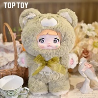 100% Оригинальная плюшевая кукла Nommi Goodnight Bear Series 400% в масштабе 1/12, милая декоративная модная коллекционная игрушка-сюрприз