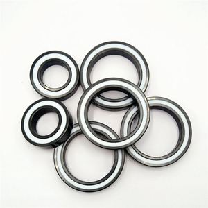 Roulement à billes en acier chromé 6902-2RS 61902 avec cage en acier, double blindage métallique, 4x13x10mm - Product Image 1