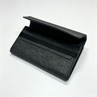 Organisateur de bureau pliable en feutre, protection anti-poussière, rangement multi-poches réutilisable, sangle élastique confortable, accessoires de bureau