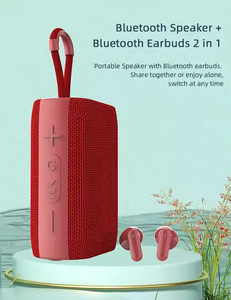 Altavoz inalámbrico portátil 2 en 1 de alta moda con modo de radio y auriculares BT - Product Image 4