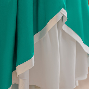 Robe de princesse en polyester vert à épaules dénudées pour filles, avec contraste de couleur, pour <span class=keywords><strong>cosplay</strong></span> de Mario - Product Image 5