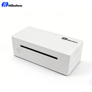 เครื่องพิมพ์ฉลากความร้อน Milestone MHT-L1091 ขนาด 110 มม. แบบม้วนต่อม้วน ความเร็ว 150 มม./วินาที ความละเอียด 203DPI เชื่อมต่อ USB/ เป็นมิตรต่อสิ่งแวดล้อม สำหรับพิมพ์ป้ายราคา บาร์โค้ด และสต็อก - Product Image 1