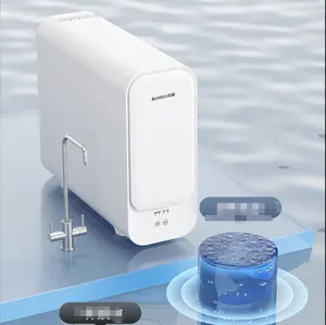 Ev kullanımı için en iyi içme suyu filtresi 600-800G büyük akış 4 aşamaları osmoz ters su filtreleme sistemi