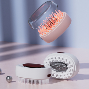 Pettine Massaggiante Elettrico Portatile con Vibrazione, 7 Colori Terapeutici, Applicatore di Olio per Cuoio Capelluto, Massaggiatore per la Crescita dei Capelli e Anti-Caduta - Product Image 3