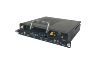 2025 Inter Smart Intel 8 Series Chipset OPS8600 Computer for School Room 4K Black Fanless PC 4th Gen Notebook CPU 1*LAN