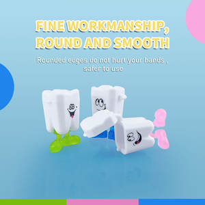 Caja de <span class=keywords><strong>Dientes</strong></span> de Leche de Dibujos Animados, Organizador de <span class=keywords><strong>Dientes</strong></span>, Estuche de Almacenamiento de Plástico para Guardar los <span class=keywords><strong>Primeros</strong></span> <span class=keywords><strong>Dientes</strong></span>, Recuerdo y Regalos para Bebés, MOQ: 500 piezas - Product Image 5