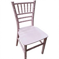 Chaise Chiavari en résine plastique colorée empilable pour enfants, idéale pour les fêtes et la maternelle