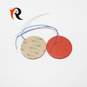 Электрический импортный материал круглой формы гибкий силиконовый резиновый нагреватель