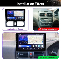 Autoradio Écran Tactile 10 Pouces 2 Din GPS Navigation Sans Fil Android Auto Carplay pour Nissan Sunny B15 1998~2004
