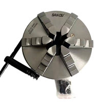 Mandrin de tour 200mm 6 Mâchoire Mandrin Auto-Centreur K13-200 Avec En Acier Trempé Pour Mini-Tour