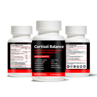 Capsules de soutien à l'équilibre du cortisol certifiées GMP avec Ashwagandha, Magnésium et L-Théanine pour le bien-être quotidien – OEM ODM