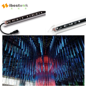 White christmas lights vertical tube light dmx decorate light club part Ibestwork pixel one by one <strong>control</strong> - Product Image 4