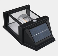 Lampe Murale Activée par Détecteur de Mouvement Moderne Étanche à Haute Lumen Extérieur, Applique Murale Solaire LED de Jardin