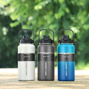 Custom <strong>2</strong> <strong>Litre</strong> 64 oz Gym Sports Travel Bpa Free Drinking <strong>Stainless</strong> <strong>Steel</strong> Insulated Thermal Thermos <strong>Water</strong> <strong>Bottle</strong> - Product Image 6