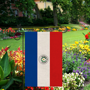 Best-seller Paraguay Cour Jardin Drapeau Atmosphère Unique Décoration Peut Être Personnalisé 18*12 In - Product Image 2