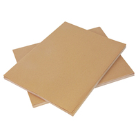 8,5x11 Zoll Vollformat Blanko Kraft Selbstklebende Etiketten, Matte BPA-freie Bedruckbare Aufkleber für Laser- und Tintenstrahldrucker