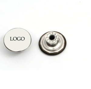 Manufacturer <strong>Custom</strong> Cheap Engraved Brass Jeans Metal <strong>Button</strong> With Logo for Denim Clothes - Product Image 4