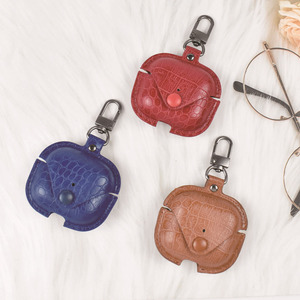 Étui pour écouteurs sans fil en cuir motif crocodile housse de protection pour <span class=keywords><strong>Apple</strong></span> <span class=keywords><strong>Air</strong></span> <span class=keywords><strong>1</strong></span> 2 3 <span class=keywords><strong>Air</strong></span> Pods étui de transport - Product Image 5