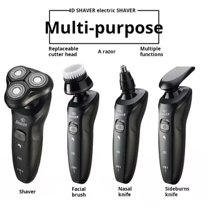 Rasoir électrique pour homme 4D rechargeable USB, lavable à l'eau, à trois têtes, avec fonction étanche pour le visage et la barbe - Product Image 2