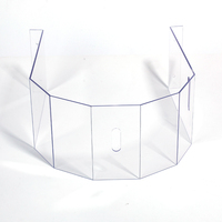 Équipement de découpe et de pliage de feuilles de PC transparentes à épaisseur personnalisée, couvercle de protection anti-UV/résistant à la chaleur, taille sur mesure