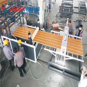 Chemical plant PVC plastic steel rust-proof thickened environmentally friendly insulated roof tile extrusion production line