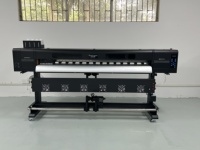 Imprimante photo à solvant écologique de 1,88 m, machine d'impression jet d'encre grand format de 6 pieds avec têtes XP600 pour bannière en vinyle PVC