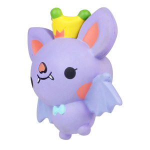 Jouet mignon en mousse PU en forme de chauve-souris avec couronne et nœud papillon, figurine de personnage de dessin animé à collectionner - Product Image 4