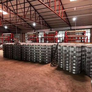 Clôture de ferme en acier galvanisé de 8 pieds pour cerfs, bétail et moutons, treillis de 50 m de long, <span class=keywords><strong>prix</strong></span> d'usine, treillis carré en fil de fer soudé de haute qualité - Product Image 2