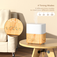 Diffuseur ultrasonique d'huile essentielle avec haut-parleur BT, humidificateur d'air à ml, voyants LED
