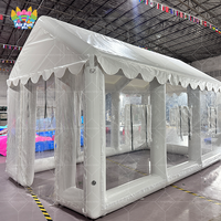 Tente gonflable de fête en PVC de haute qualité, imperméable, imprimée UV, structure de tente d'événement en plein air