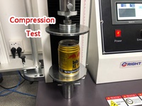 Probador de compresión del motor de la máquina de prueba de resistencia a la tracción Servo de control informático