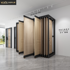 YEKS Présentoir coulissant en bois entièrement personnalisable, mécanisme coulissant multifonctionnel et écologique pour salle d'exposition - Product Image 1