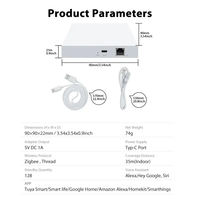 MT-ZW06WM Matter Gateway, Disfruta del Control Inteligente del Hogar, Control por Voz Tuya Zigbee, HomeKit, SmartThings, Asistente de Google, Kit Android