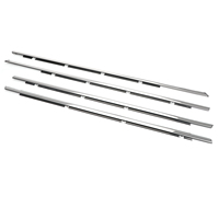 4 pièces Chrome Weatherstrip fenêtre moulage garniture joint ceinture pour Honda Accord 2008-2012