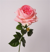 Décorations de table de luxe légères Austin Juliet de haute qualité au toucher réel, roses artificielles hydratantes, bouquets de mariage