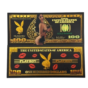 8 Model Uang Kertas Gadis Cantik Amerika Berlapis Emas 24K untuk Hadiah - Product Image 2