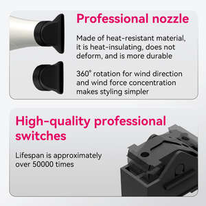 Secador de Pelo FirePhoenix 8100 MAX PRO, Especificaciones Regionales, 3000W, Motor BLDC, Enchufe Personalizado, Motor sin Escobillas, Secador Profesional para Salón - Product Image 5