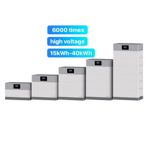 แบตเตอรี่ลิเธียม10KWH 20KWH แบบเรียงซ้อนกันแบตเตอรี่เก็บพลังงานแสงอาทิตย์แบตเตอรี่แรงดันสูง - Product Image 1