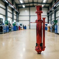 Pompe à boue verticale submergée pour puits minier, avec hélice robuste en acier chromé HRC58 65