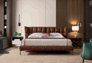 เตียงนอน<span class=keywords><strong>คู่</strong></span>สไตล์จีน ผลิตเฟอร์นิเจอร์ทันสมัยสำหรับห้องนอน - Product Image 6