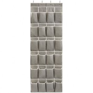 Large Over the Door <b>Shoe</b> Organizer 24-Pocket Foldable Fabric <b>Storage</b> Bag Hanging <b>Shoe</b> <b>Storage</b> Solution - Product Image 1