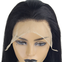 Perruque Frontale en Dentelle HD Vierge Brésilienne Vente en Gros, 100% Cheveux Humains Sains Non Traités Raides