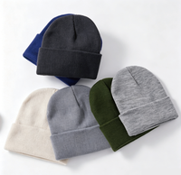 Produit tendance 2026, bonnets d'hiver classiques de haute qualité, broderie personnalisée du logo, bonnets en tricot, bonnet en tricot avec logo personnalisé