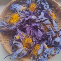 Tisane séchée au lotus bleu biologique fraîchement traitée en vrac pour un plaisir quotidien et des moments de détente