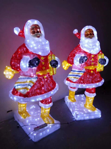 ไฟประดับรูปซานตาคลอสแบบ LED ขายส่ง สำหรับตกแต่งงานเทศกาลริมถนน - Product Image 1