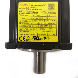 Servomotor AC FANUC A06B-0116-B103 Original Probado - Product Image 2