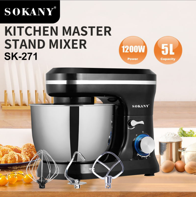 6 Speeds Settings Stand Mixer Kitchen