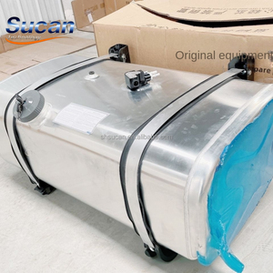 Réservoir <span class=keywords><strong>de</strong></span> carburant en alliage d'aluminium SUCAN pour camions lourds, réservoir diesel robuste pour Haowo Shaanxi Automobile Delong North Ben Liberation J6 - Product Image 1