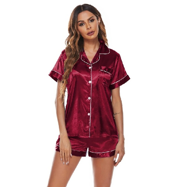 OEM Designer Pajamas Silk Fabric Sleepwear Women Homewear High Quality Modal Bamboo Pyjamas for Women Set